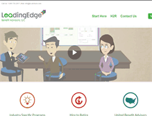 Tablet Screenshot of lebenefitadvisors.com